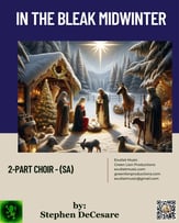 In The Bleak Midwinter SA choral sheet music cover